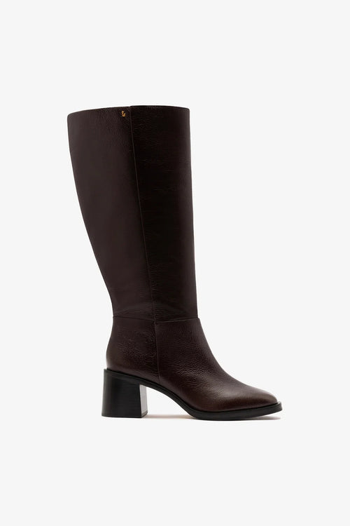 Ricky Wide Boot Brown Leather