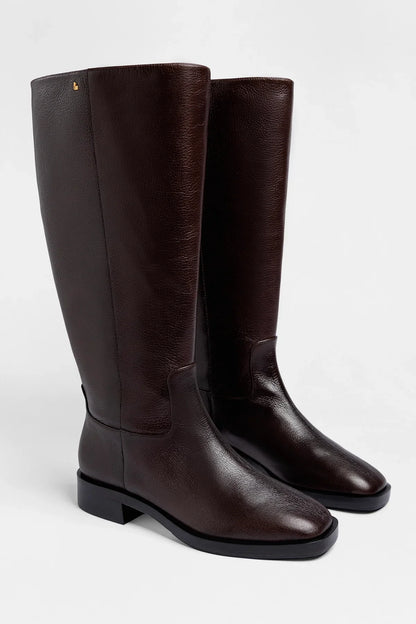 Anne Wide Brown Leather