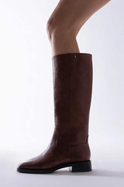 Anne Boot Burnt Umber Leather