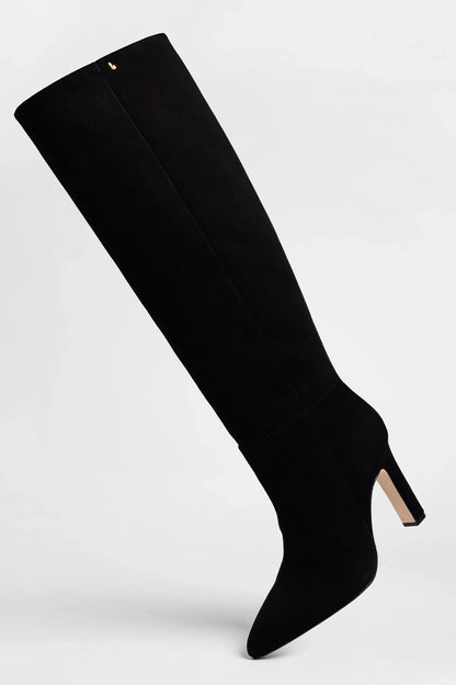 Cindy Hi Boot Black Suede