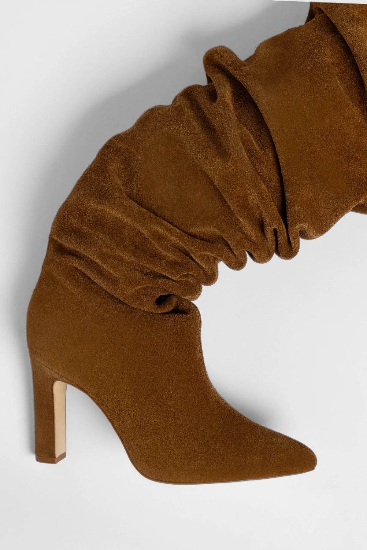 Cindy Slouch Boot Russet Suede