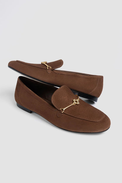 Katherine Loafer Burnt Umber Suede