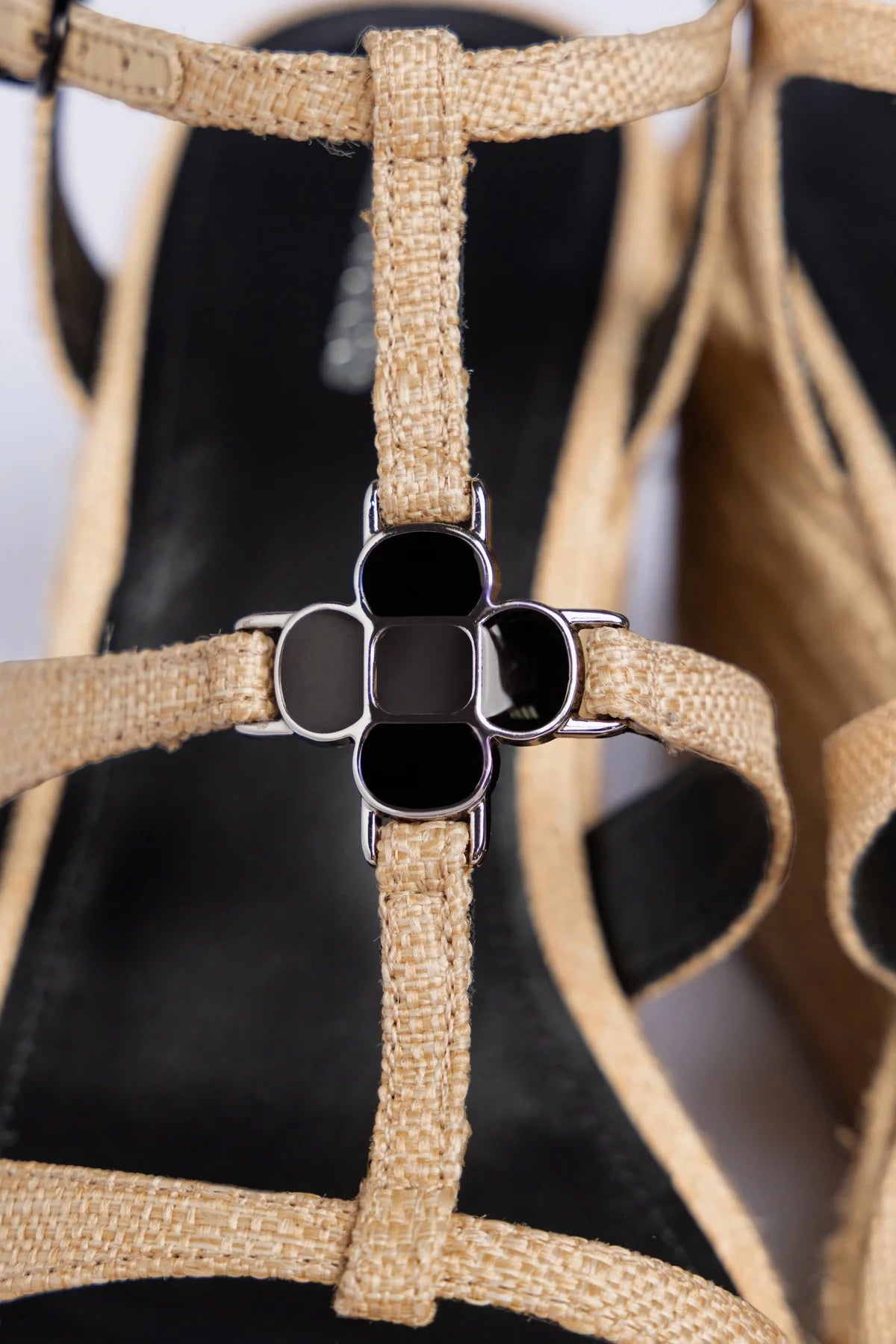 Hana Espadrille Sandal Beige Raffia