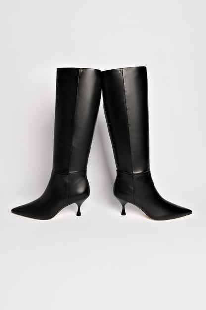 Georgia Boot In Black Leather
