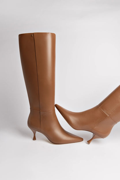 Georgia Boot In Caramel Leather