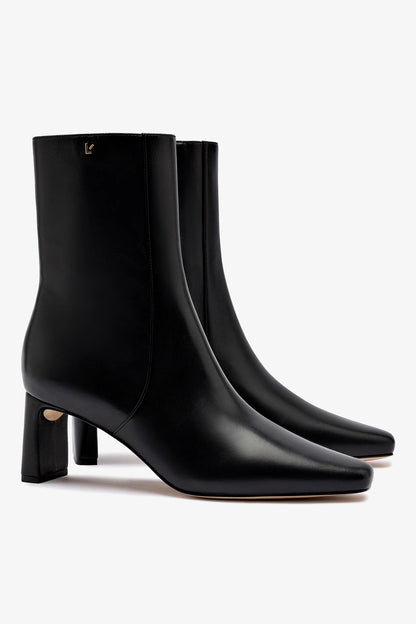 Alexis Bootie In Black Leather