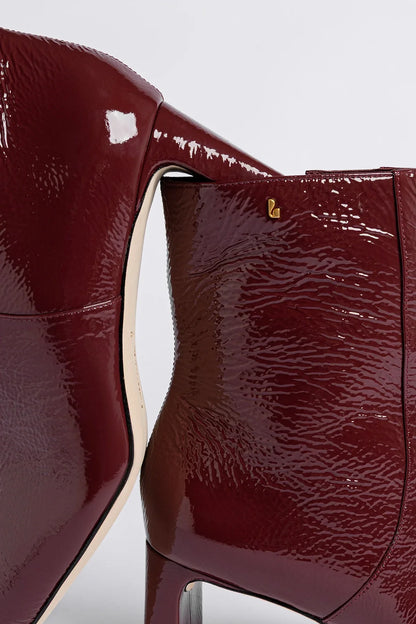 Alexis Boot Burgundy Patent Leather
