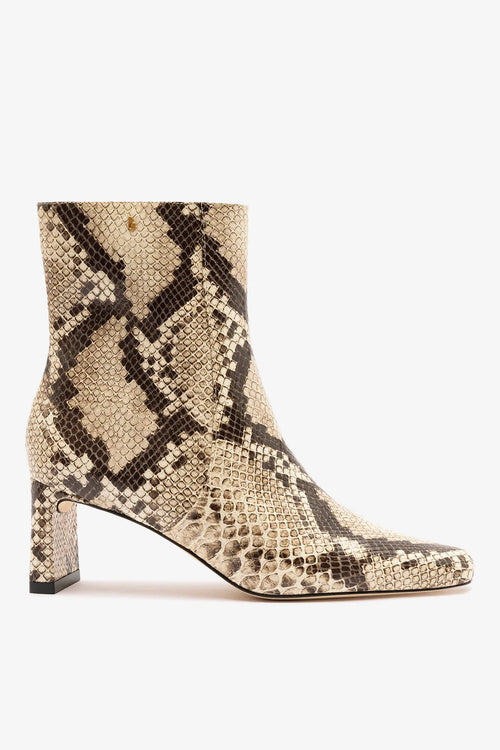 Alexis Boot Neutral Snake Leather