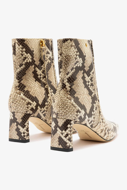 Alexis Boot Neutral Snake Leather