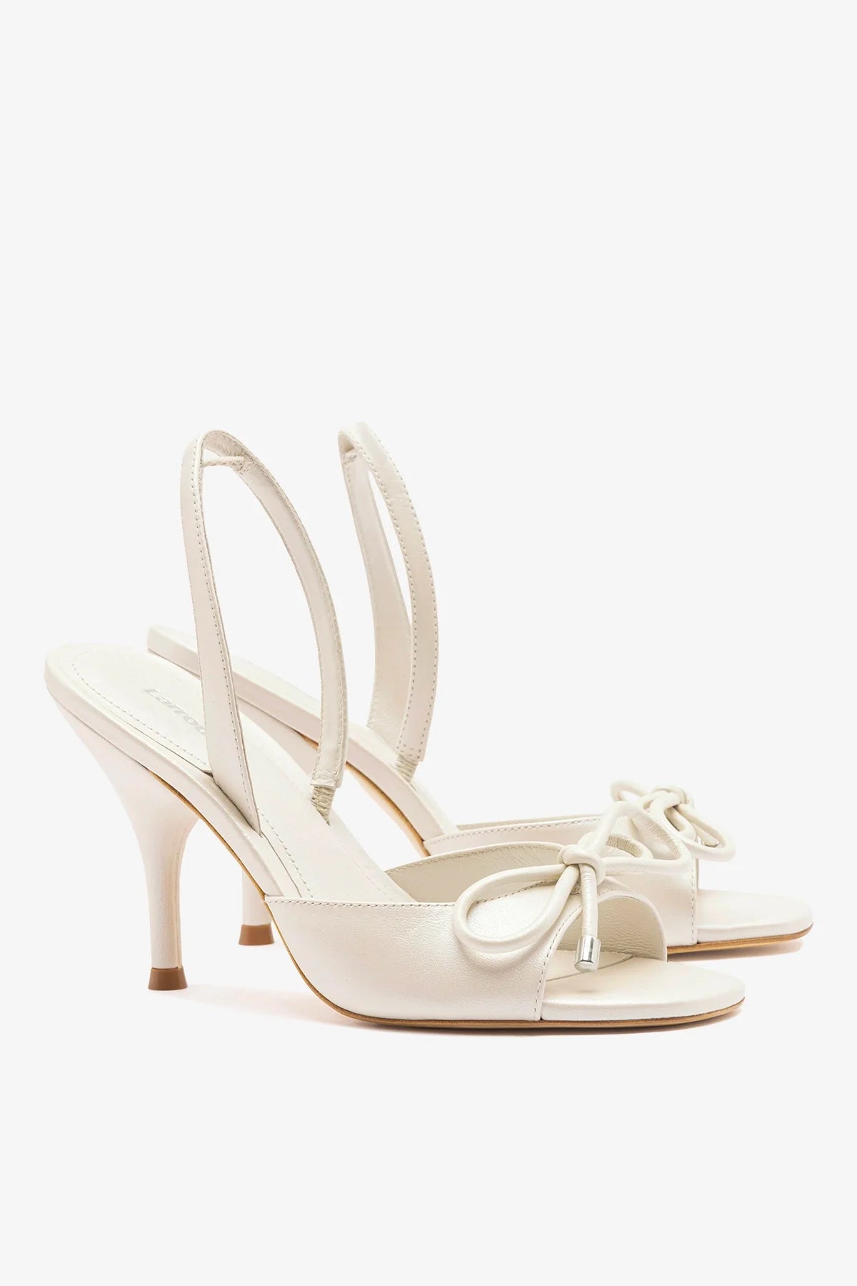 Lady Sandal Pearl Leather