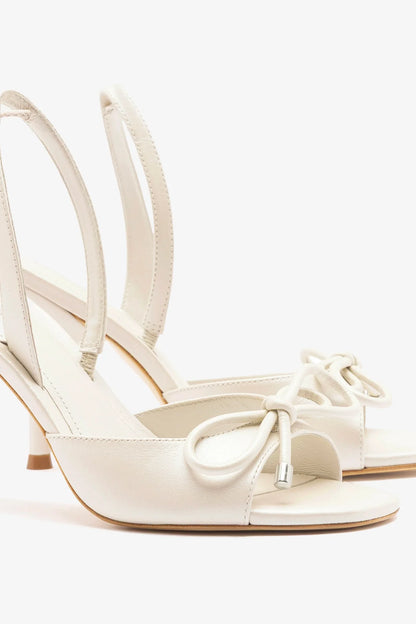 Lady Sandal Pearl Leather
