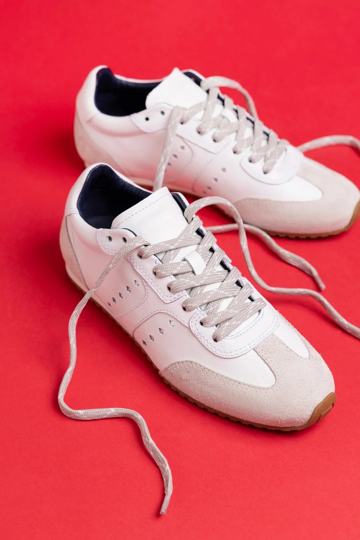 Stella Sneaker In White Leather