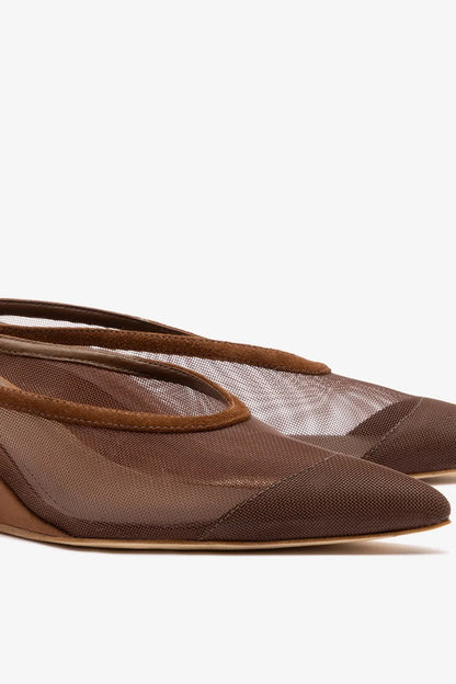 Loulou Mesh Mule Burnt Umber