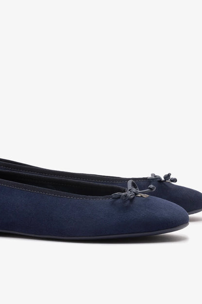 Pavlova Ballet Flat In Indigo Suede