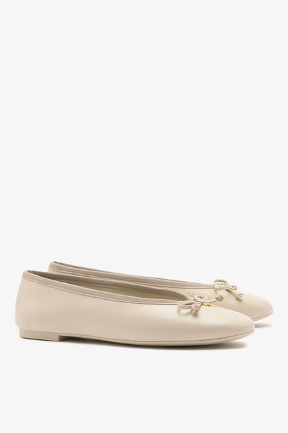 Pavlova Ballet Flat In Mushroom Grey Leather