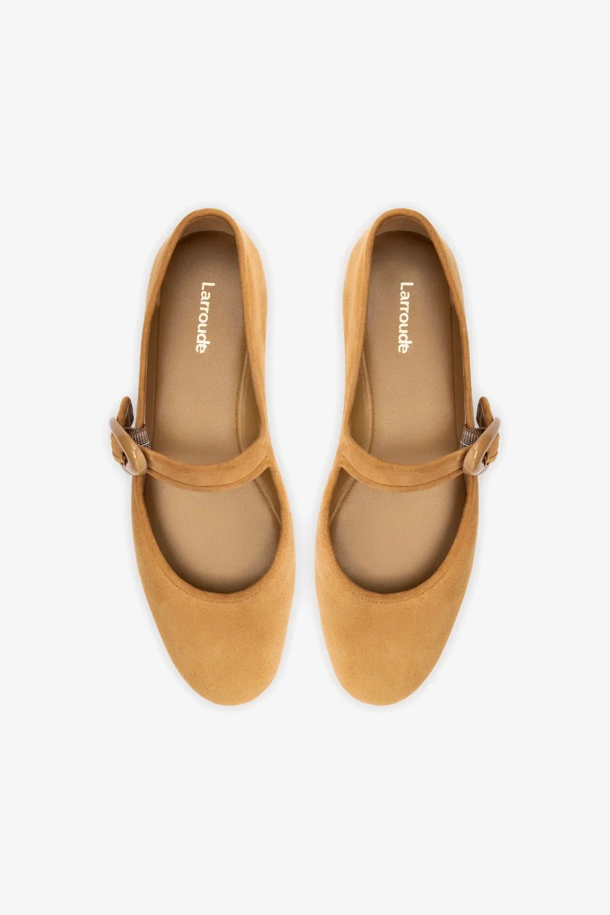 Verona Ballet Flat In Peanut Suede