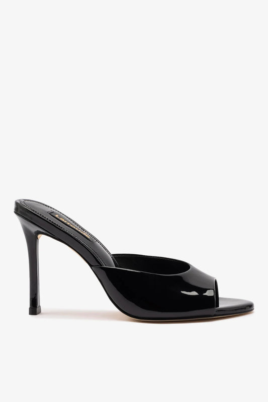 Jasmine Hi Mule In Black Leather
