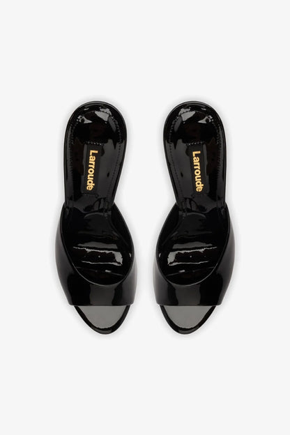 Jasmine Hi Mule In Black Leather