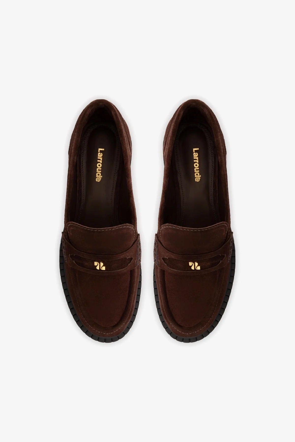 Suki Lugsole Loafer In Brown Suede