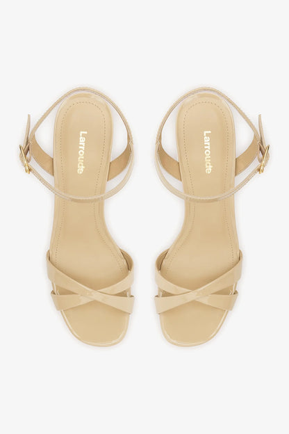 Bianca Low Sandal Sand Patent Leather