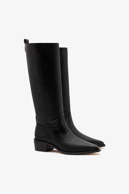 Florencia Boot In Black Leather