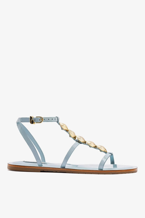 Coquile Flat Sandal Maya Patent Leather