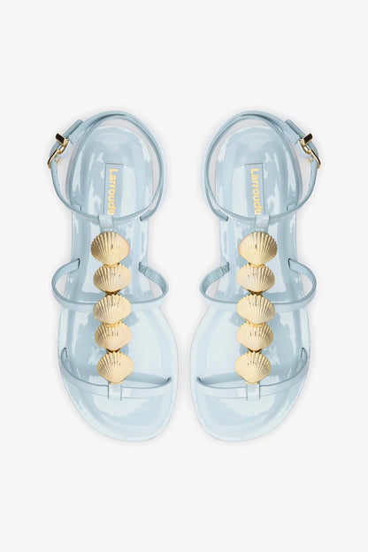 Coquile Flat Sandal Maya Patent Leather