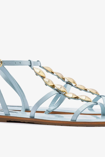 Coquile Flat Sandal Maya Patent Leather