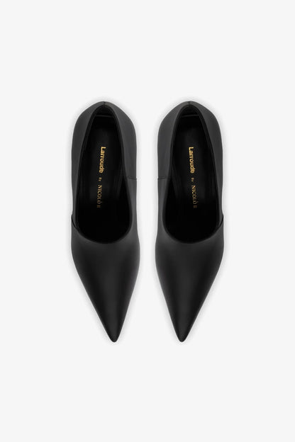Larroudé by Nicolò B. Vittoria Pump In Black Leather