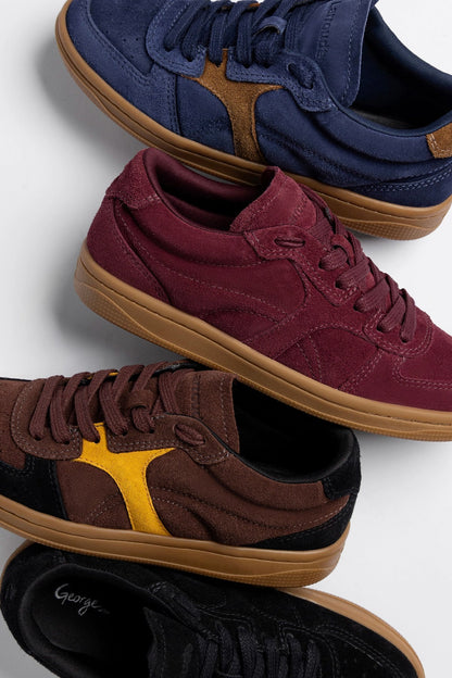 George Sneaker Burgundy Suede