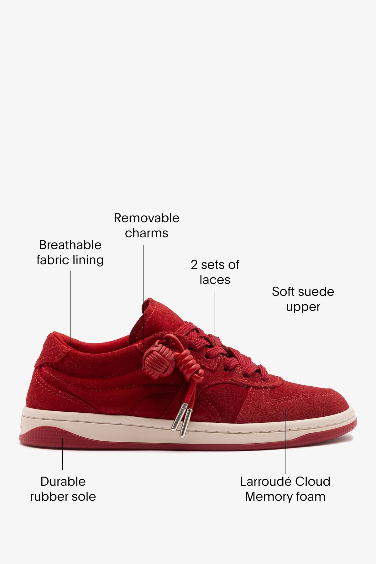 George Sneaker Carmine Suede