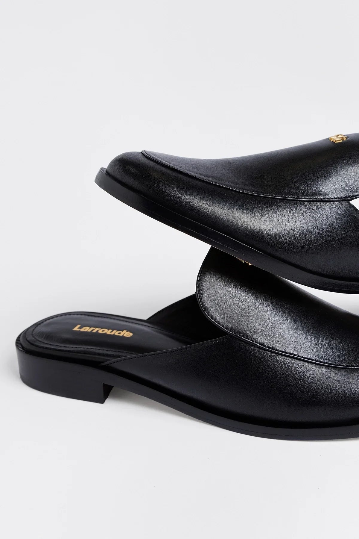 Margaux Mule Black Leather