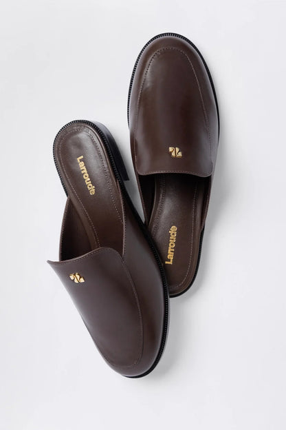 Margaux Mule Brown Leather