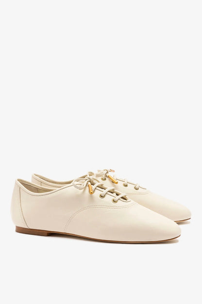 Liza Sneaker In Ivory Leather