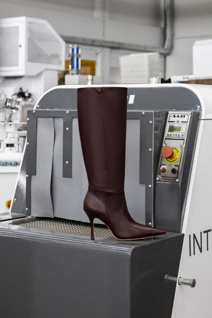 Carine Boot In Brown Leather
