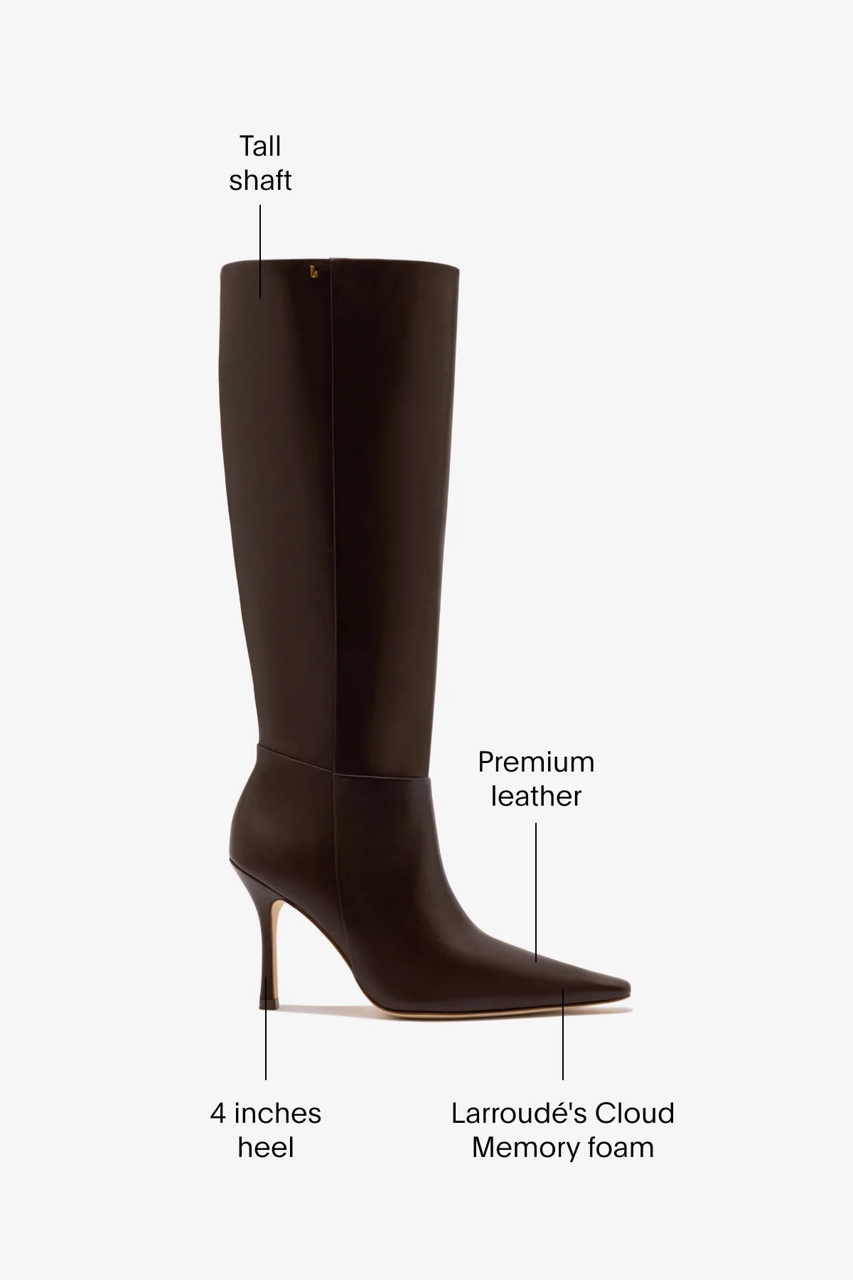 Carine Boot In Brown Leather