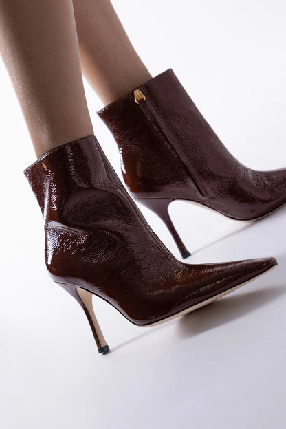Mini Carine Boot Oak Patent Leather