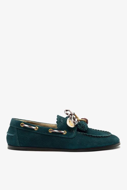 Cyprus Boat Shoe Deepsea Suede