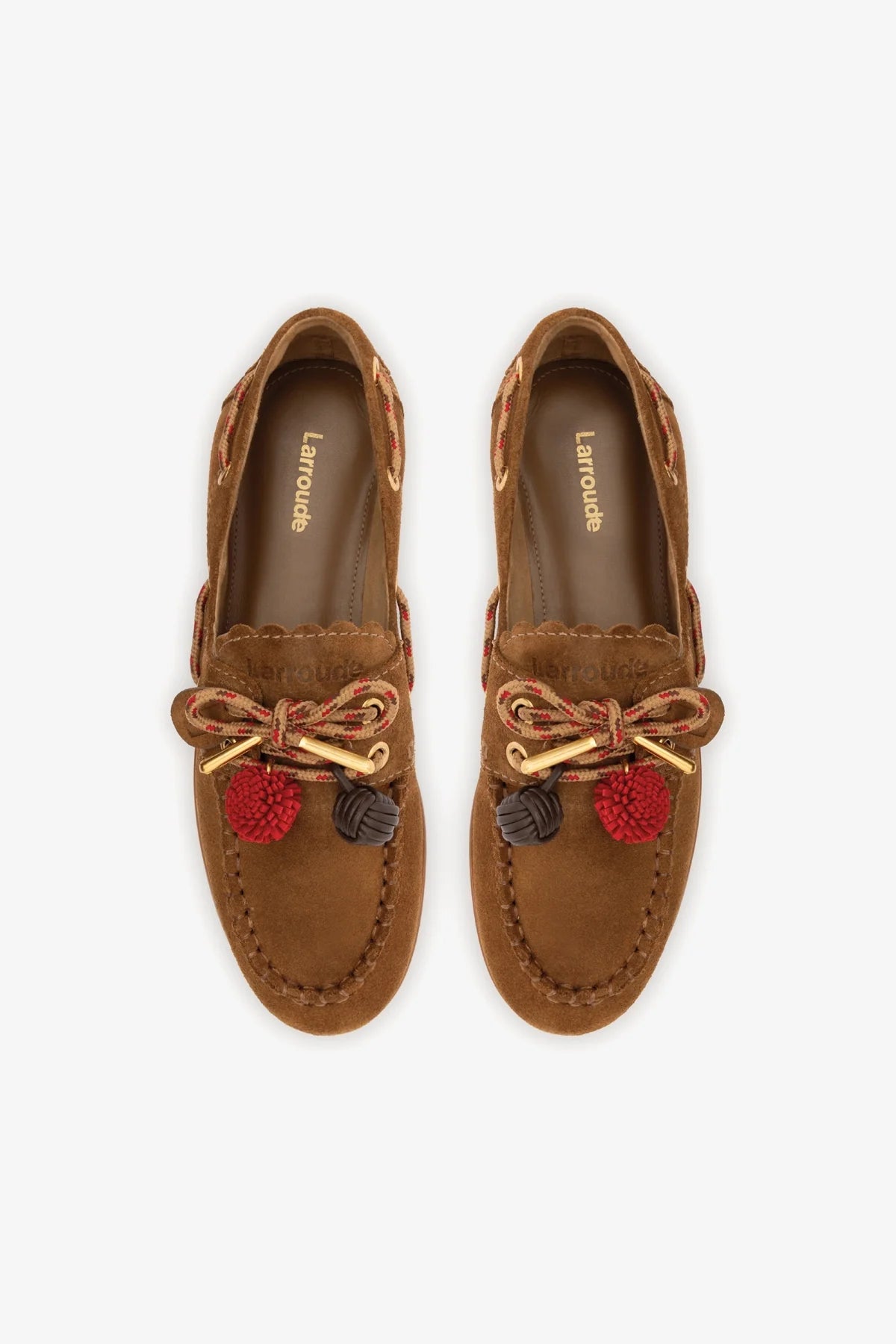 Cyprus Boat Shoe In Russet Suede