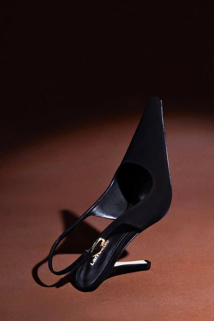 Carine Pump In Black Leather