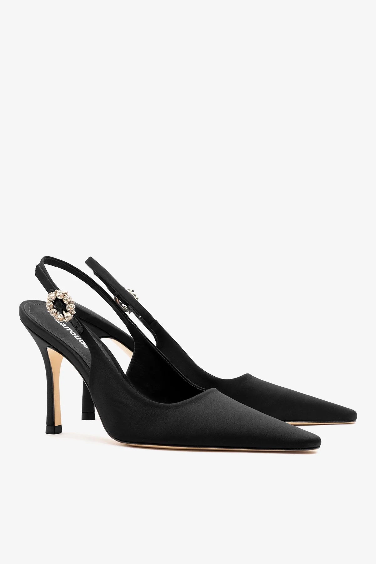 Carine Pump Black Satin