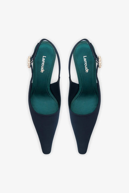 Carine Pump Ocean Satin