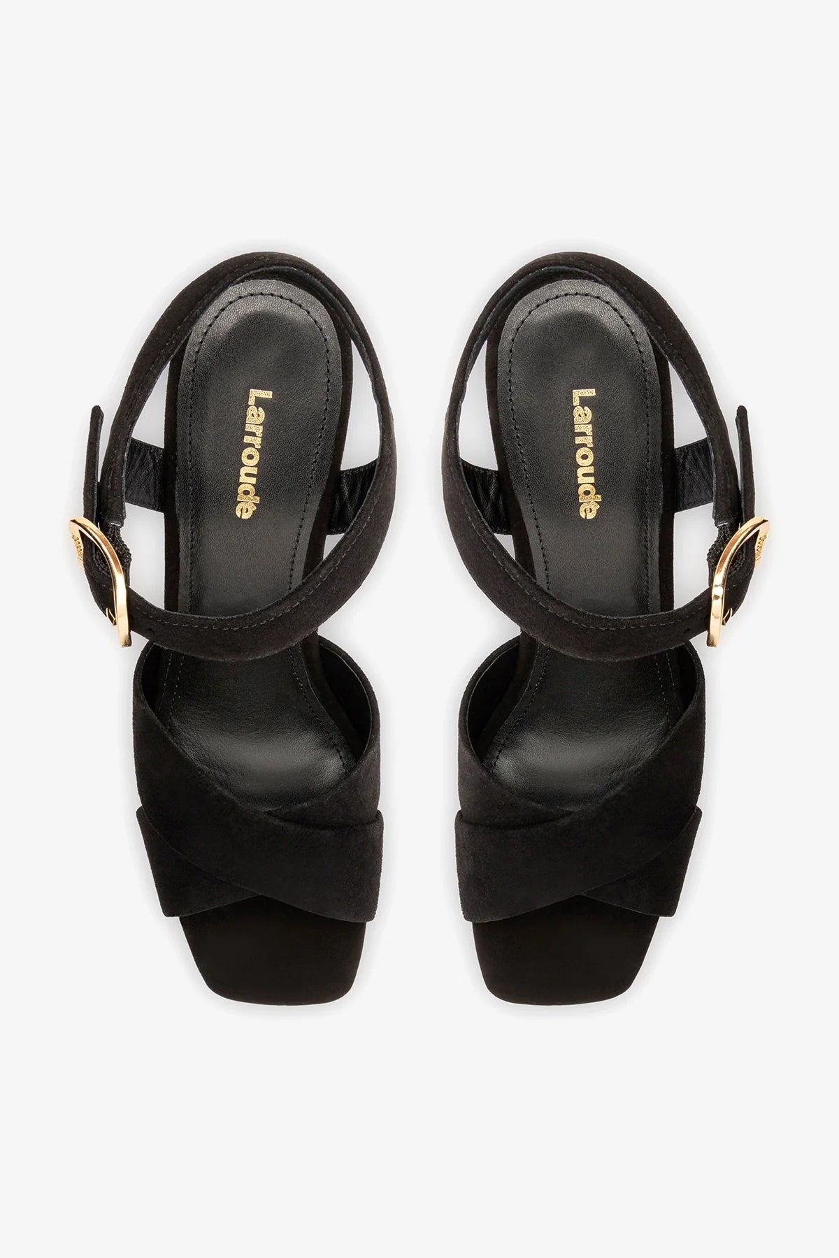 Cher Sandal In Black Leather