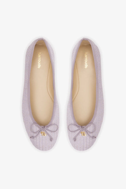 Pavlova Ballet Flat Iris Raffia