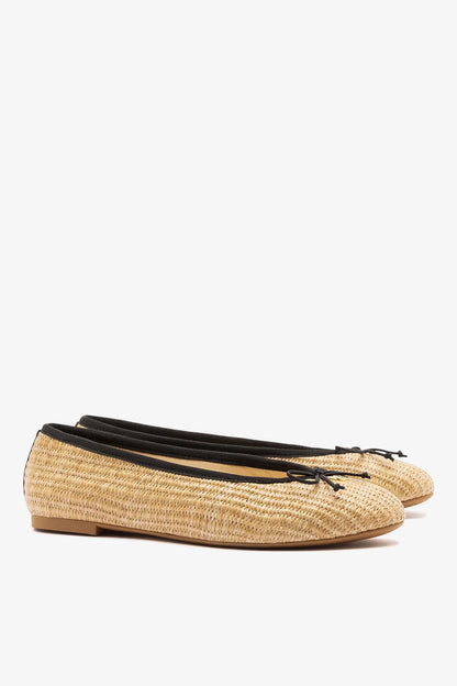 Pavlova Ballet Flat Natural Raffia