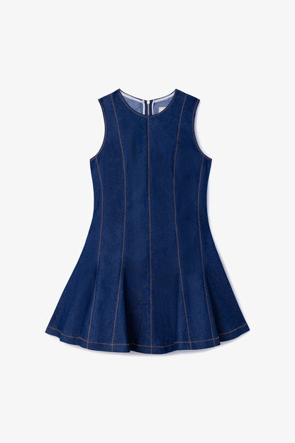 Sarah Dress Blue Denim