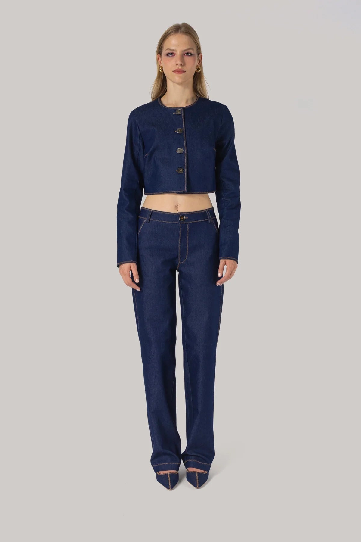 Carola Pant Blue Denim