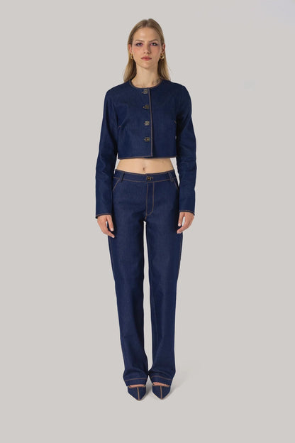 Carola Pant Blue Denim