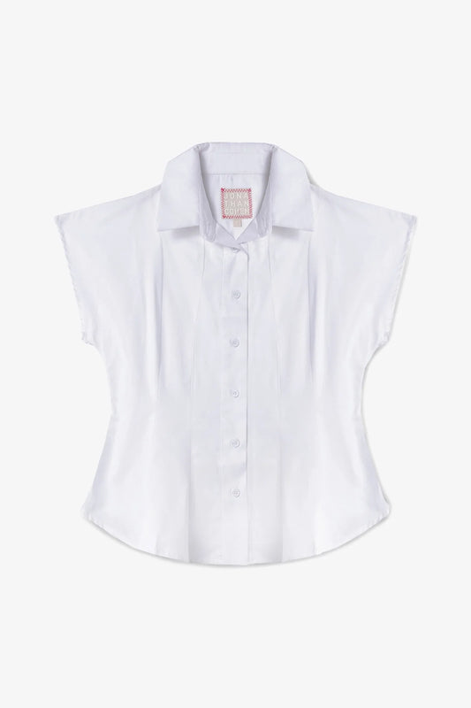 Jules Shirt White Percale