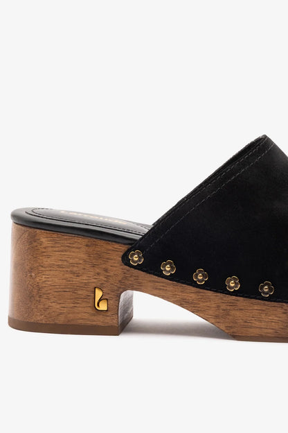 Willow Mule Black Suede
